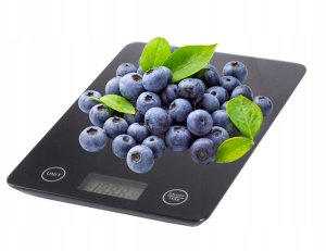 Waga kuchenna elektroniczna lcd 5kg szkło płaska dokładna 18