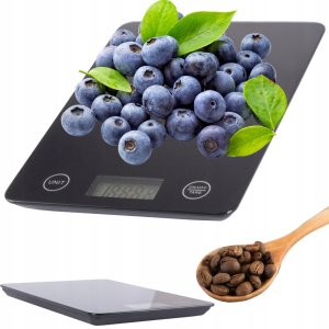 Waga kuchenna elektroniczna lcd 5kg szkło płaska dokładna 8