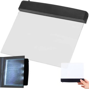 Lampka do czytania książek w nocy podświetlacz panel strona led przenośna 1