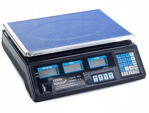 Waga sklepowa elektroniczna kalkulacyjna 40kg pl 4