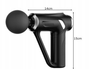 Masażer Verk Pistolet do masażu pleców ciała nóg masażer mocny massage gun 4 końcówki 5