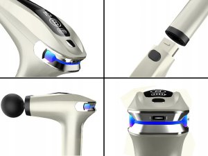 Masażer Verk Pistolet do masażu pleców ciała nóg masażer mocny massage gun 4 końcówki 4