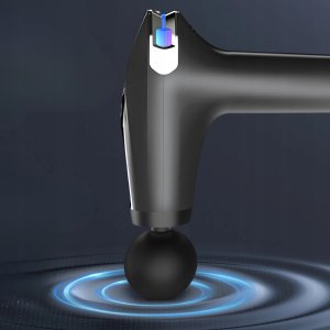 Masażer Verk Pistolet do masażu pleców ciała nóg masażer mocny massage gun 4 końcówki 2