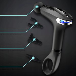 Masażer Verk Pistolet do masażu pleców ciała nóg masażer mocny massage gun 4 końcówki 3