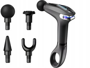 Masażer Verk Pistolet do masażu pleców ciała nóg masażer mocny massage gun 4 końcówki 8