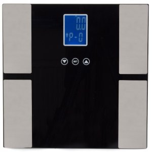 Analityczna waga łazienkowa 180kg szklana lcd 1