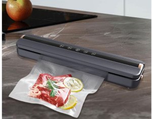 Verk Zgrzewarka próżniowa pakowarka do folii żywności jedzenia + worki 10szt 3