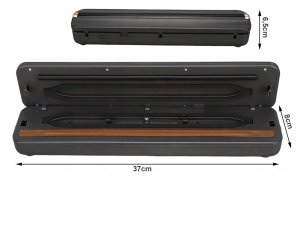 Verk Zgrzewarka próżniowa pakowarka do folii żywności jedzenia + worki 10szt 7