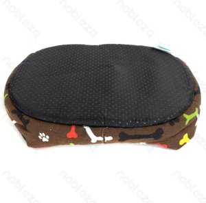 Zestaw 10 legowisk dla zwierząt domowych posłania brązowe w kostki 5