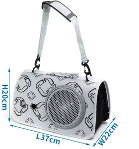 Torba S 37x22x20cm transporter dla kota lub pieska kapsuła kosmiczna 5