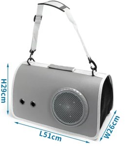 Torba L 51x26x29cm transporter dla kota lub pieska kapsuła kosmiczna 5