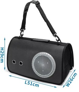 Torba L 51x26x29cm transporter dla kota lub pieska kapsuła kosmiczna 5
