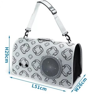 Torba L 51x26x29cm transporter dla kota lub pieska kapsuła kosmiczna 5