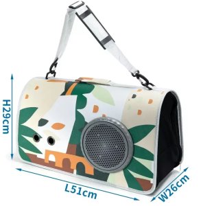 Torba L 51x26x29cm transporter dla kota lub pieska kapsuła kosmiczna 5