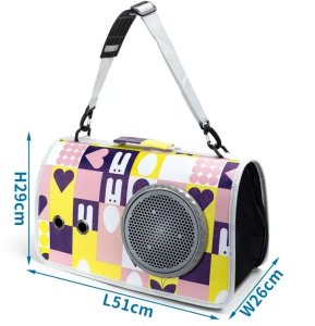 Torba L 51x26x29cm transporter dla kota lub pieska kapsuła kosmiczna 5