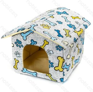 Buda M 48x45x39cm ciepły domek dla psa lub kota wygodna i przytulna 4