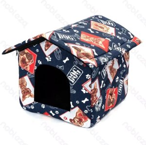 Buda M 48x45x39cm ciepły domek dla psa lub kota wygodna i przytulna 5