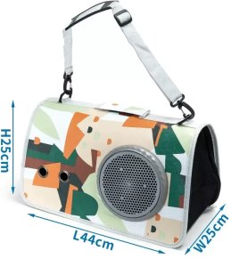 Torba M 44x25x25cm transporter dla kota lub pieska kapsuła kosmiczna 5