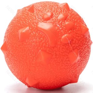 Piłka 6cm dla psa zabawka z piszczkiem diamentowym wzorkiem wytrzymała 3