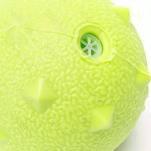 Piłka 6cm dla psa zabawka z piszczkiem diamentowym wzorkiem wytrzymała 8