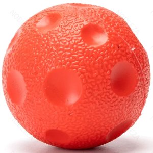 Piłka z wgniotkami 6cm dla psa zabawka gryzak dla psa z dźwiękiem 2