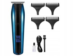 Maszynka do strzyżenia golenia włosów zestaw komplet końcówki bezprzewodowa 3