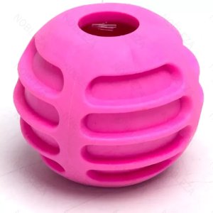 Piłka 6cm zabawka z miejscem na przysmaki smakołyki dla małego psa 2