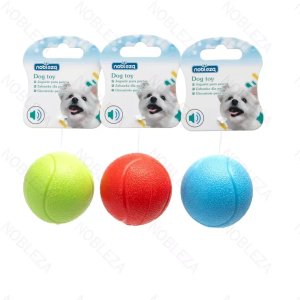 Piłeczka 6cm zabawka dla psa z piszczkiem odporna na gryzienie 6