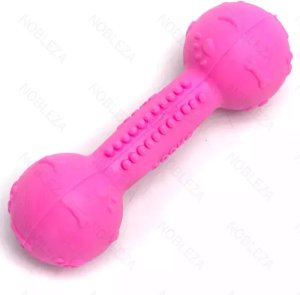 Hantla dla psa z TPR zabawka gryzak dla psa z dźwiękiem 13.5x5x5cm 3