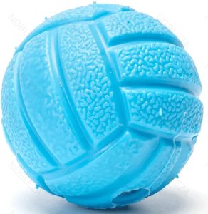 Mini piłka siatkowa 6cm dla psa zabawka gryzak dla psa z dźwiękiem 2