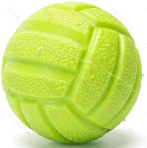 Mini piłka siatkowa 6cm dla psa zabawka gryzak dla psa z dźwiękiem 4