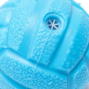 Mini piłka siatkowa 6cm dla psa zabawka gryzak dla psa z dźwiękiem 5