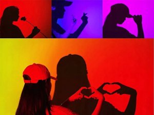 Projektor lampa lampka zachód wschód imitacja słońca led rgb usb + pilot 3