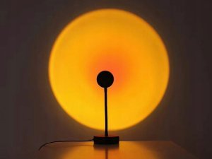 Projektor lampa lampka zachód wschód imitacja słońca led rgb usb + pilot 6