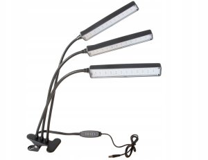 Lampa do uprawy roślin LED z trzema ramionami zasilana przez USB, 10W 9