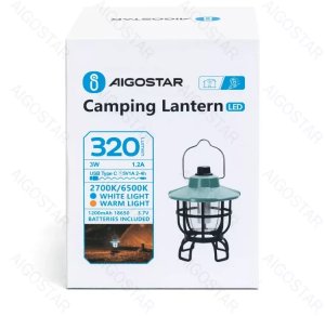 Latarka kempingowa LED, ładowanie przez USB 6
