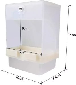 Karmnik dla ptaków automatyczny wiszący dozownik dwóch rodzajów karmy 2