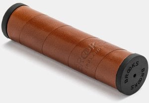 Chwyty BROOKS WILLOW LEATHER GRIPS, Honey, Rozmiar 130/130 (NEW 2025) 1