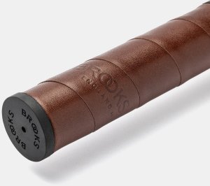 Brooks Chwyty BROOKS WILLOW LEATHER GRIPS, Brown, Rozmiar 130/130 2