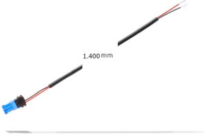 Kabel Bosch do zasilania osprzętu innej firmy Długość: 1400 mm 1