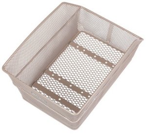 Kosz na tylny bagażnik BASIL CENTO Basil Cento, stalowy, o gęstych oczkach, montaż na stałe na bagażniku (wraz z materiałem mocującym), skośna, stabil 2