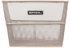 Kosz na tylny bagażnik BASIL CENTO Basil Cento, stalowy, o gęstych oczkach, montaż na stałe na bagażniku (wraz z materiałem mocującym), skośna, stabil 3