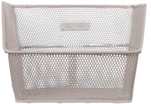 Kosz na tylny bagażnik BASIL CENTO Basil Cento, stalowy, o gęstych oczkach, montaż na stałe na bagażniku (wraz z materiałem mocującym), skośna, stabil 4