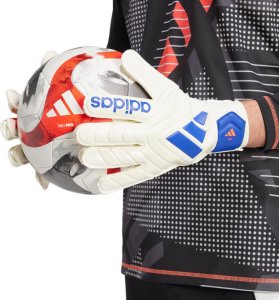 Rękawice bramkarskie adidas Copa Club Goalkeeper biało-niebieskie IX3835 10 5