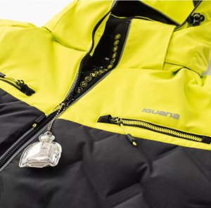 Męska kurtka narciarska ocieplana membrana 10000mmm Iguana Amblo rozmiar XL 12