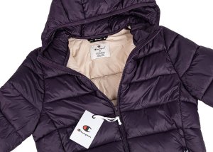 Kurtka damska Champion Hooded Polyfilled fioletowa 117568 VS503 S 4