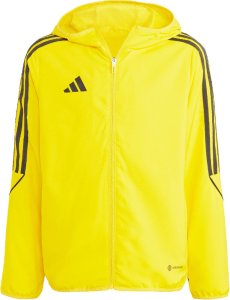Kurtka dla dzieci adidas Tiro 23 League Windbreaker żółta IA1622 164cm 1