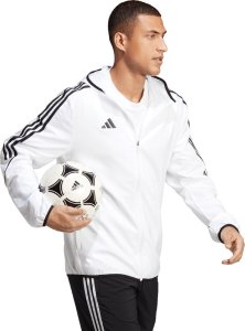 Kurtka męska adidas Tiro 23 League Windbreaker biała HZ9068 S 4