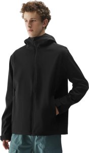Kurtka męska softshell 4F M324 czarna 4FWSS25TSOFM324 20S XL 1