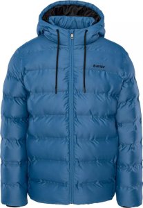 Męska kurtka zimowa puchowa pikowana z kapturem Hi-tec Diorro rozmiar L 8